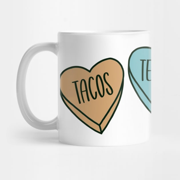 Tacos Tequila Anxiety by Spammie.Digital